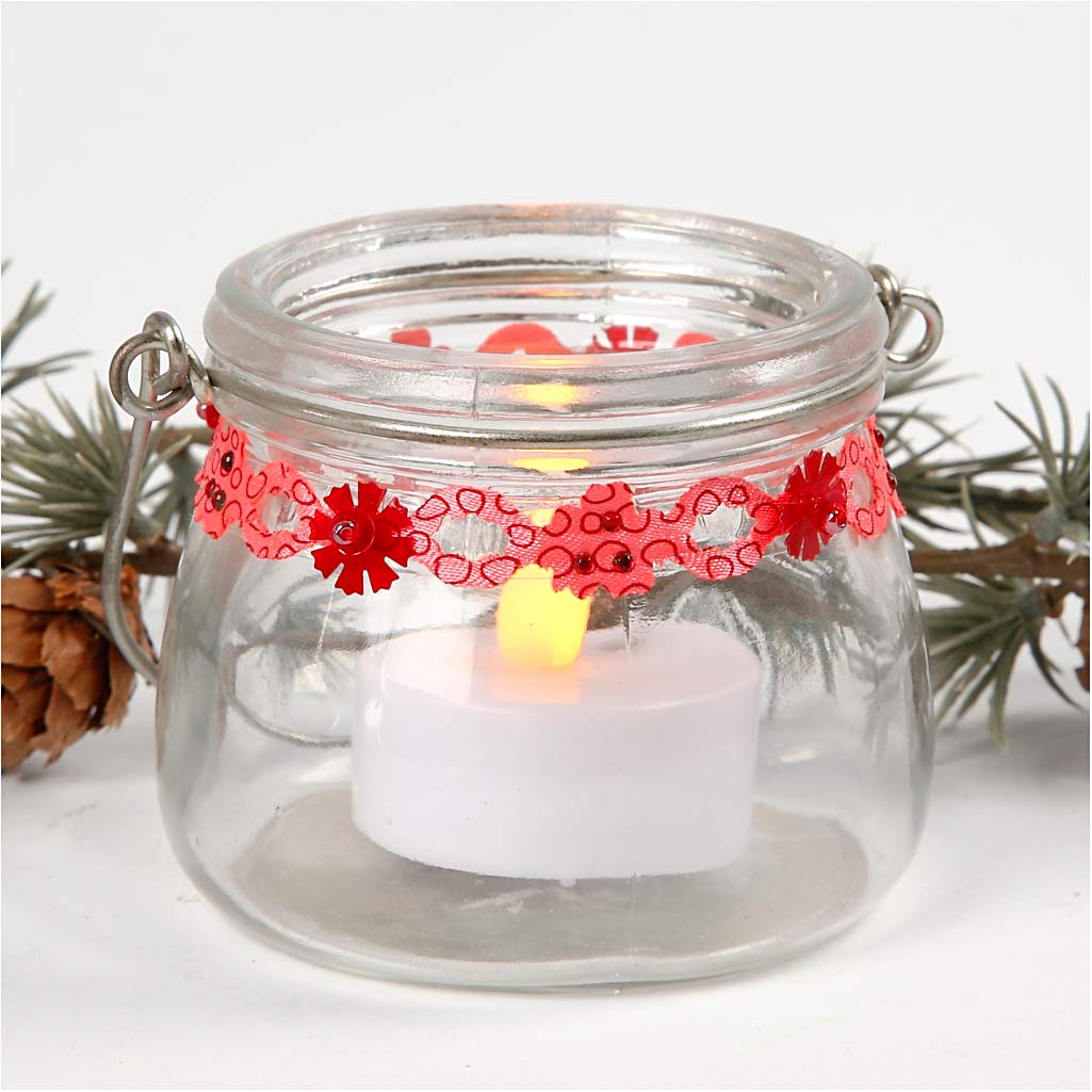 Ruban décoratif, L : 10 mm, 30x20 cm/ 1 Pq. [HOB-52091]