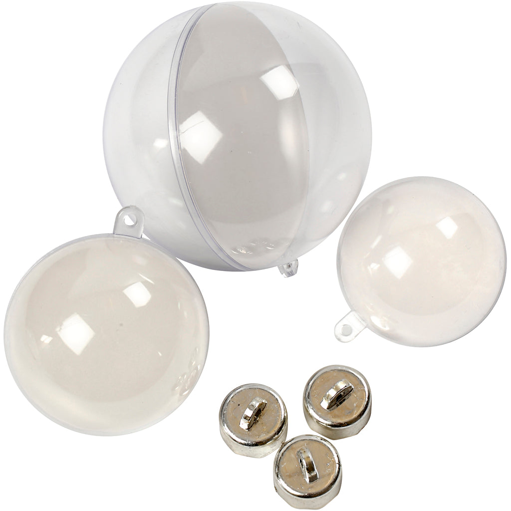 Boule à décorer, d 5+6+8 cm, 60 pièces/ 1 Pq. [HOB-52144]