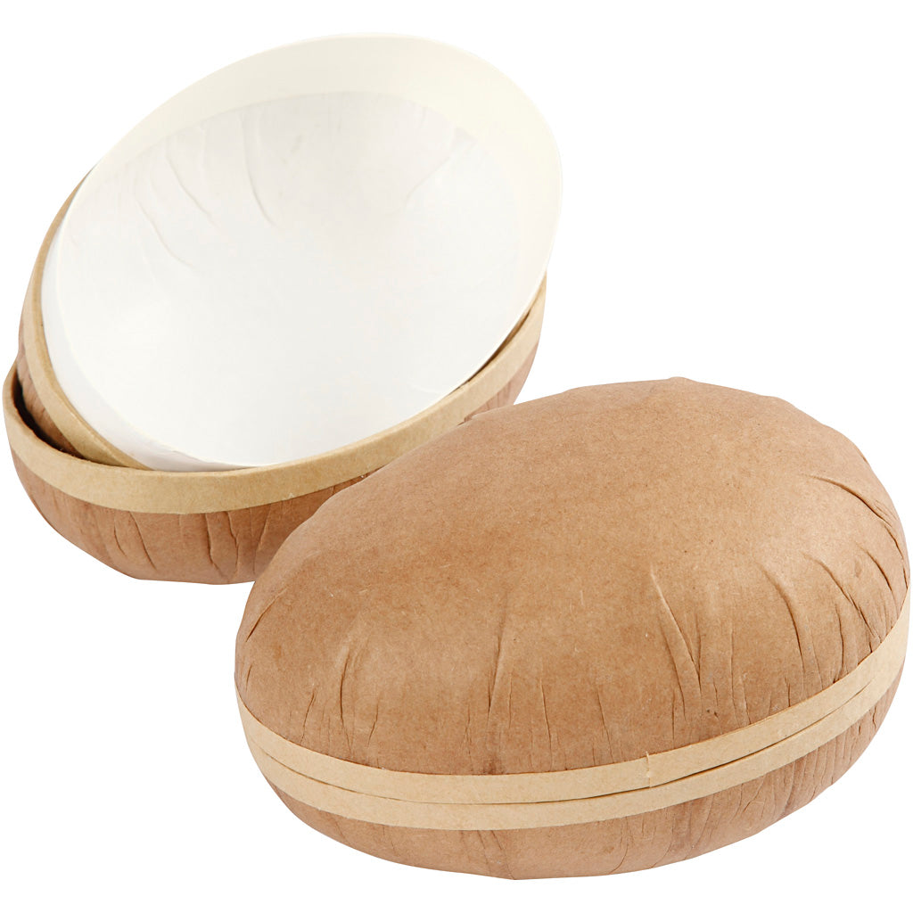 Tweedelig Ei , L: 12 cm, 2 stuk/ 1 doos [HOB-54175]