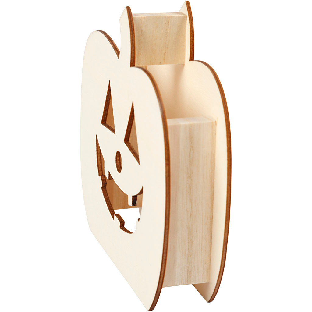 Crâne, Tête de citrouille, H : 13 cm, P: 3 cm, L : 13,5 cm, 1 pièce [HOB-54416]