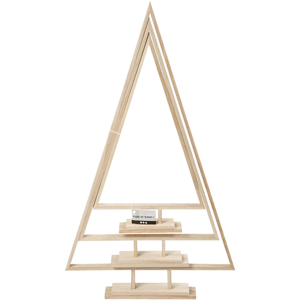 Kerstbomen, H: 40+50+60 cm, B: 22,5+29+35 cm, 3 stuk/ 1 doos [HOB-55328]