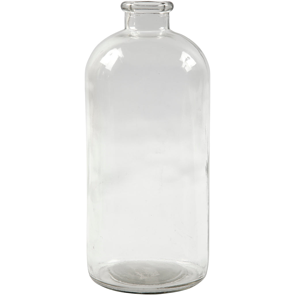 Pharmacy Bottle, H: 24,5 cm, dia. 10,5 cm, hole size 2,6 cm, 6 pc