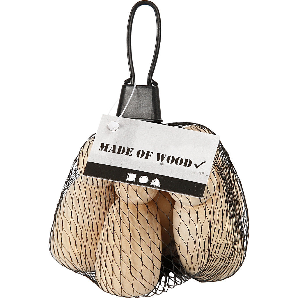 Houten figuur, H: 6 cm, 5 stuk/ 1 doos [HOB-55974]