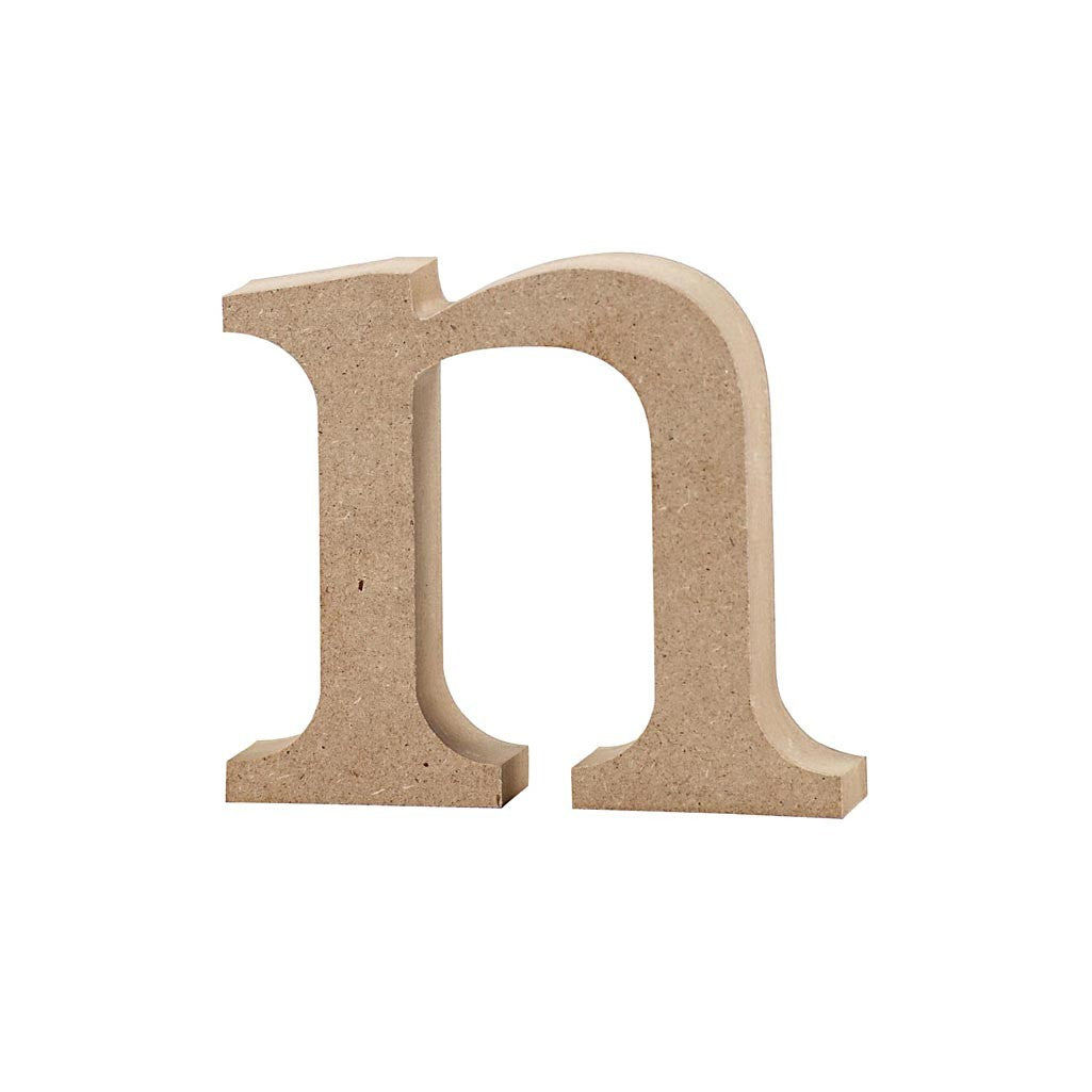 Lettre, n, H : 8 cm, ép. 2 cm, 1 pièce [HOB-56253]