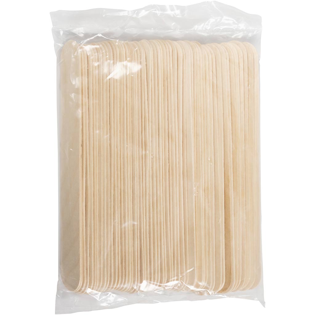 Bâtonnets de glace, L : 20 cm, L : 25 mm, naturel, 50 pièces/ 1 Pq. [HOB-563060]