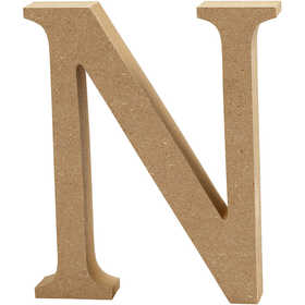 Letter, N, H: 13 cm, dikte 2 cm, 1 stuk [HOB-56323]