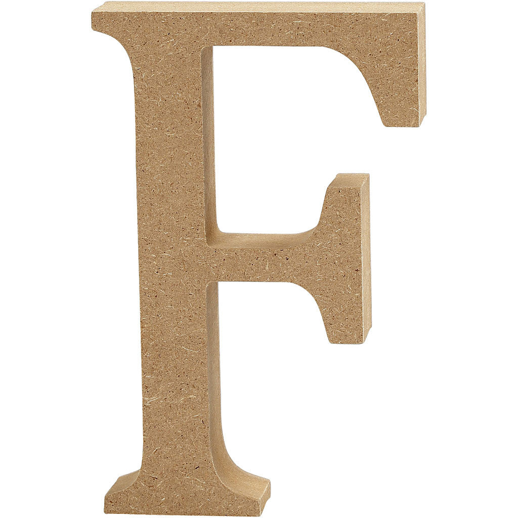 Letter, F, H: 8 cm, dikte 1,5 cm, 1 stuk [HOB-56365]