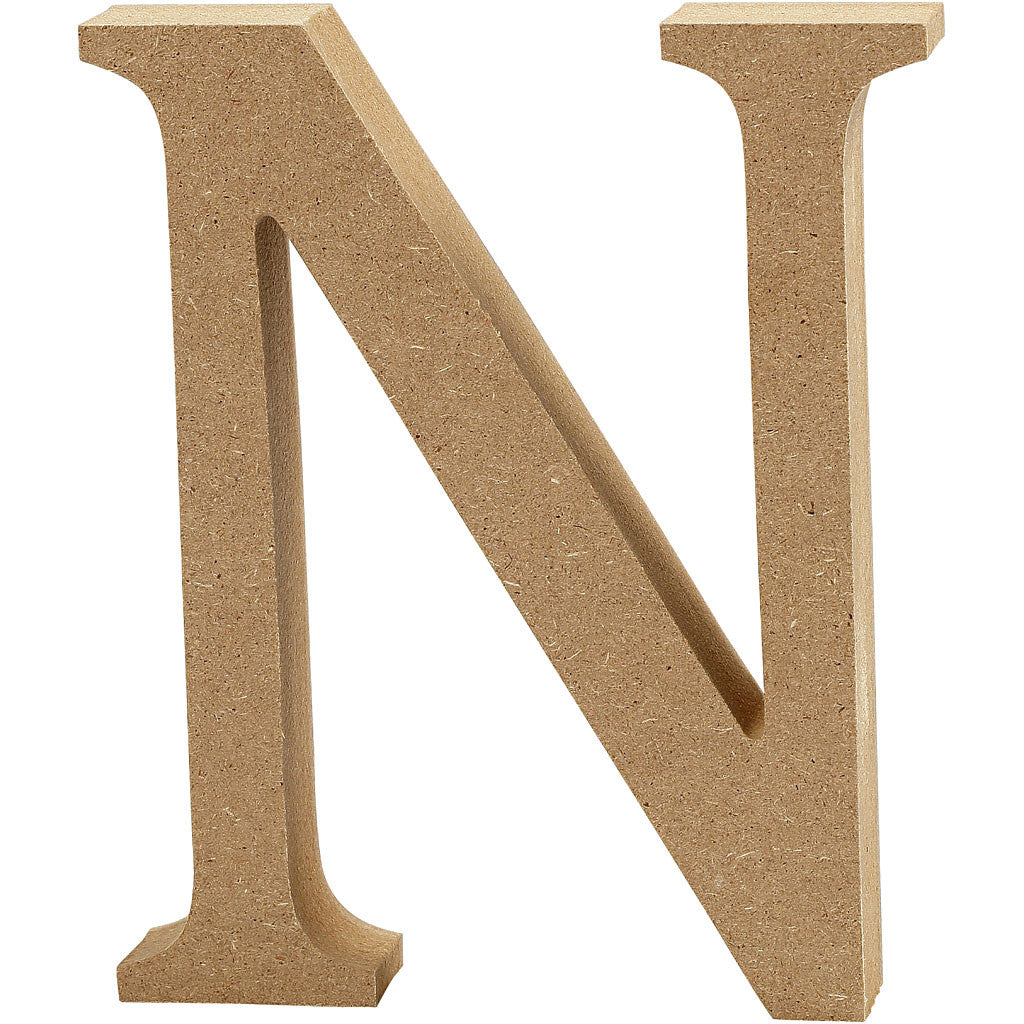 Letter, N, H: 8 cm, dikte 1,5 cm, 1 stuk [HOB-56373]