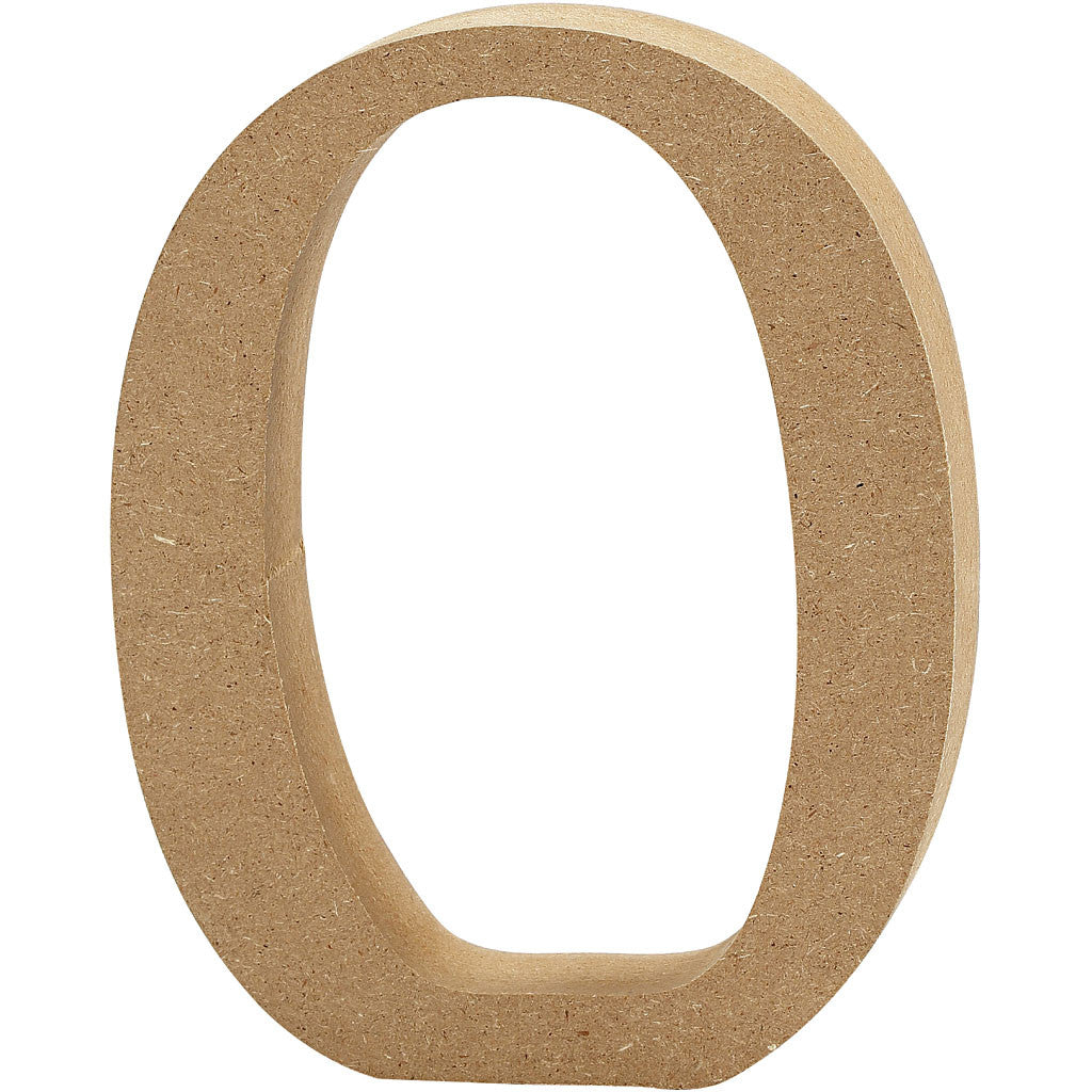 Letter, O, H: 8 cm, dikte 1,5 cm, 1 stuk [HOB-56374]