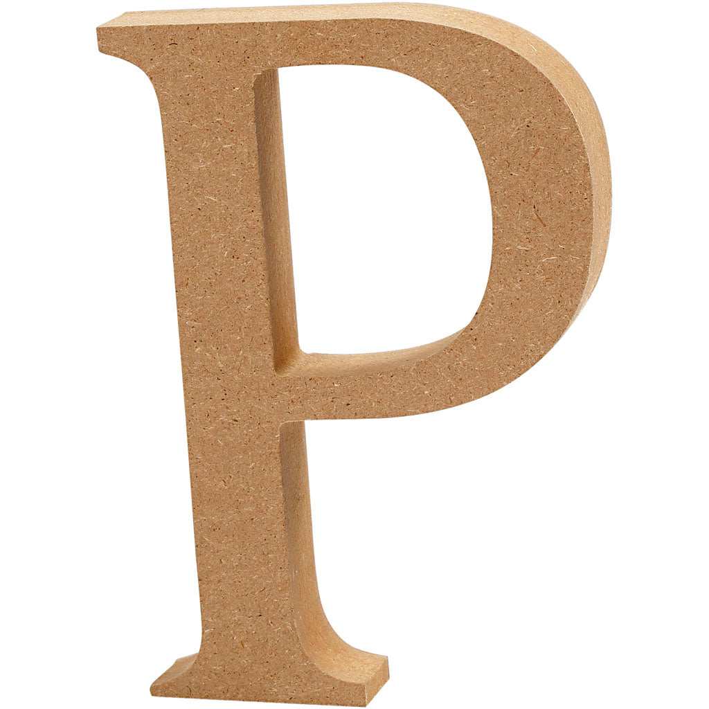 Letter, P, H: 8 cm, thickness 1,5 cm