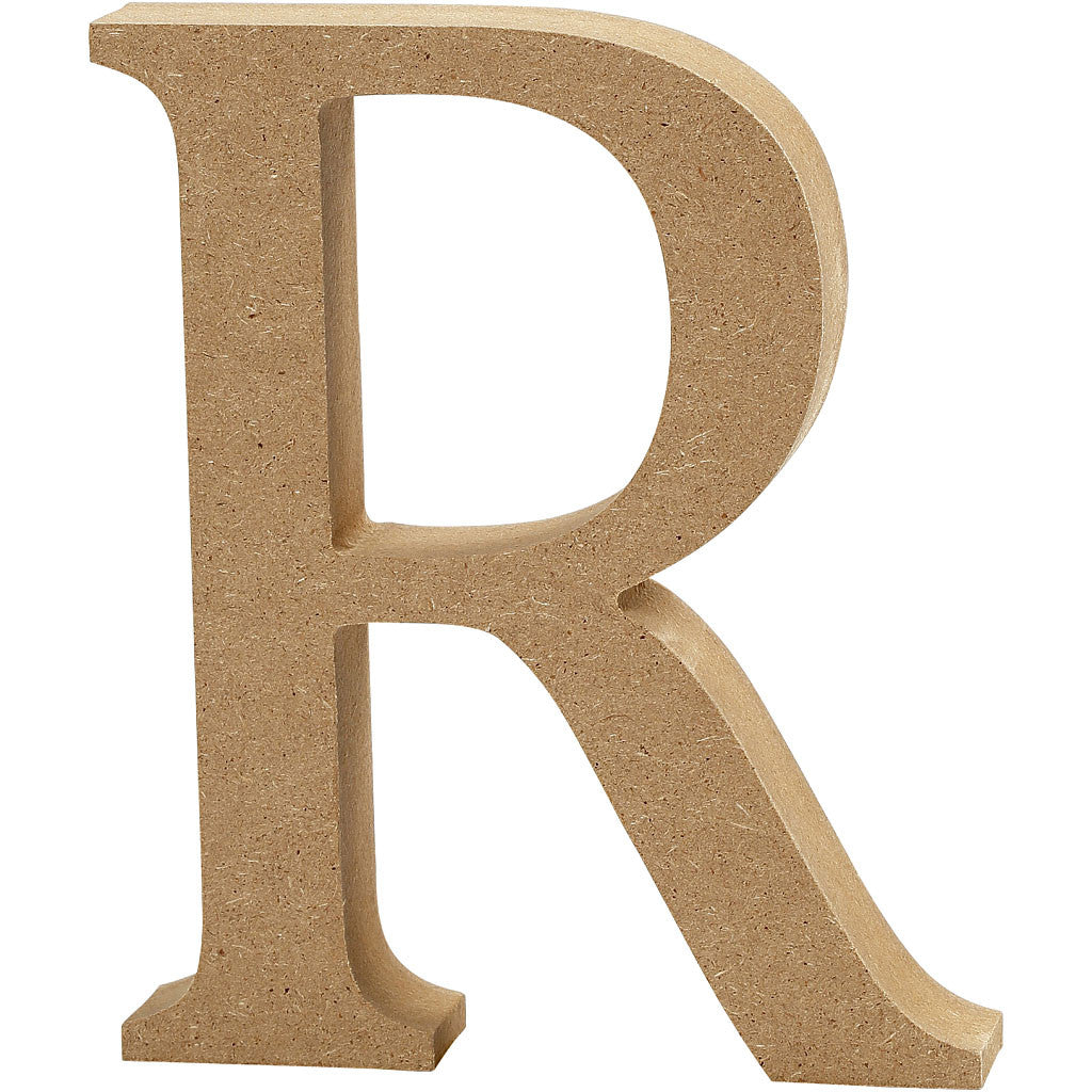 Letter, R, H: 8 cm, dikte 1,5 cm, 1 stuk [HOB-56377]