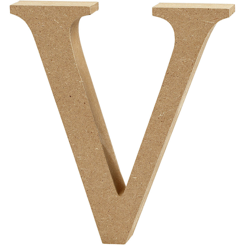 Letter, V, H: 8 cm, dikte 1,5 cm, 1 stuk [HOB-56381]