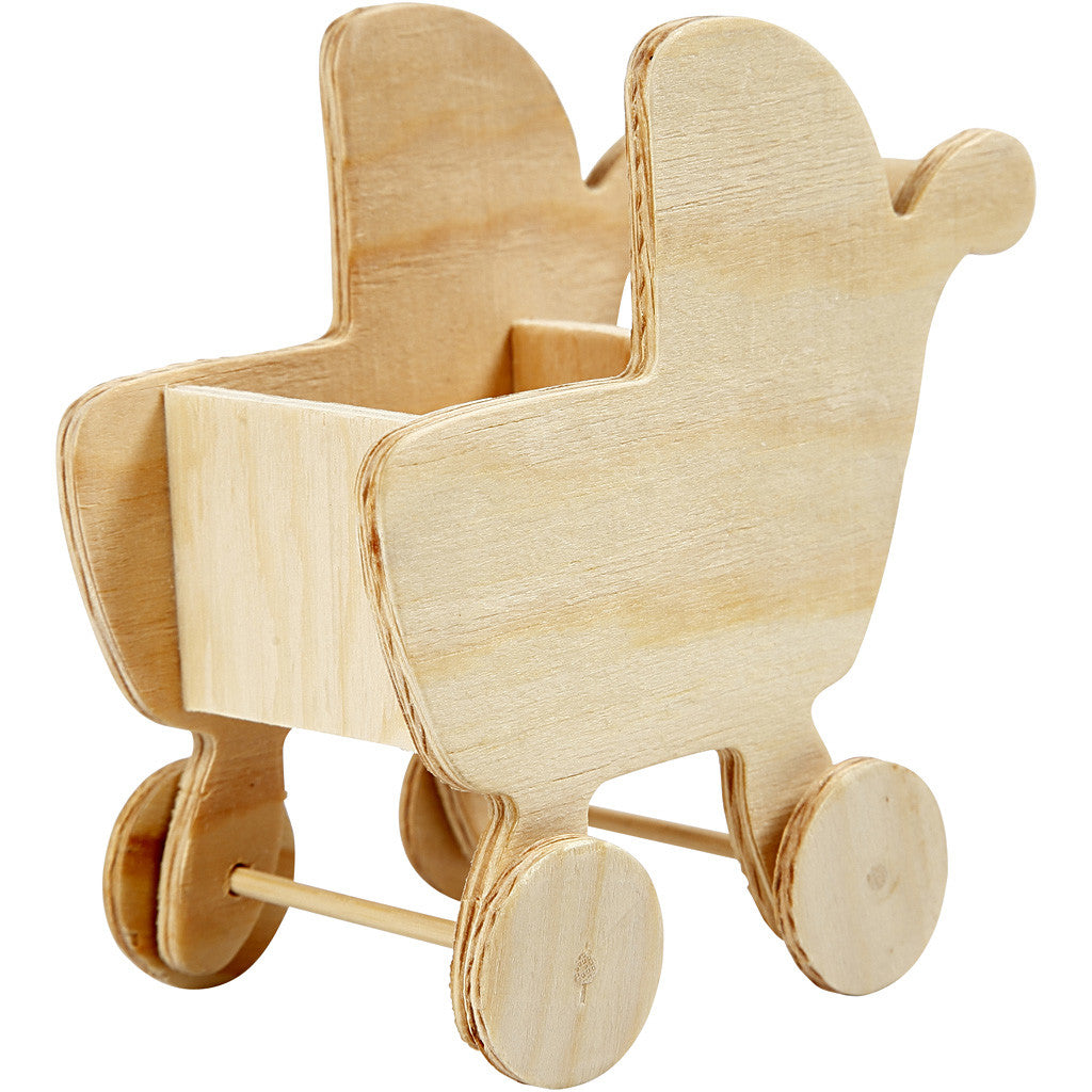 Mini Meubilair, tuintafel, kinderwagen, stoel, schommelstoel, bank, H: 5,8-10,5 cm, 50 stuk/ 1 doos [HOB-56473]