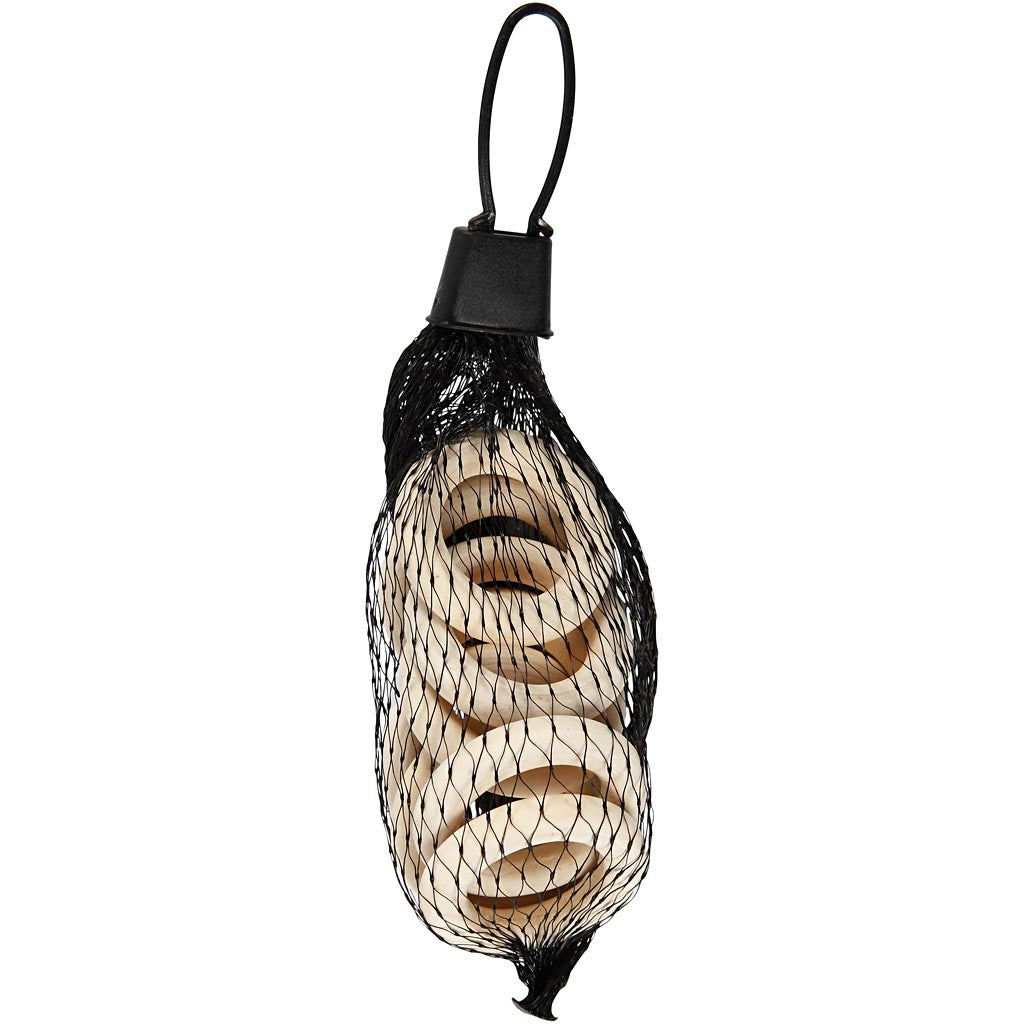 Ring hout, d 35 mm, 8stuk/ 1 doos [HOB-56498]