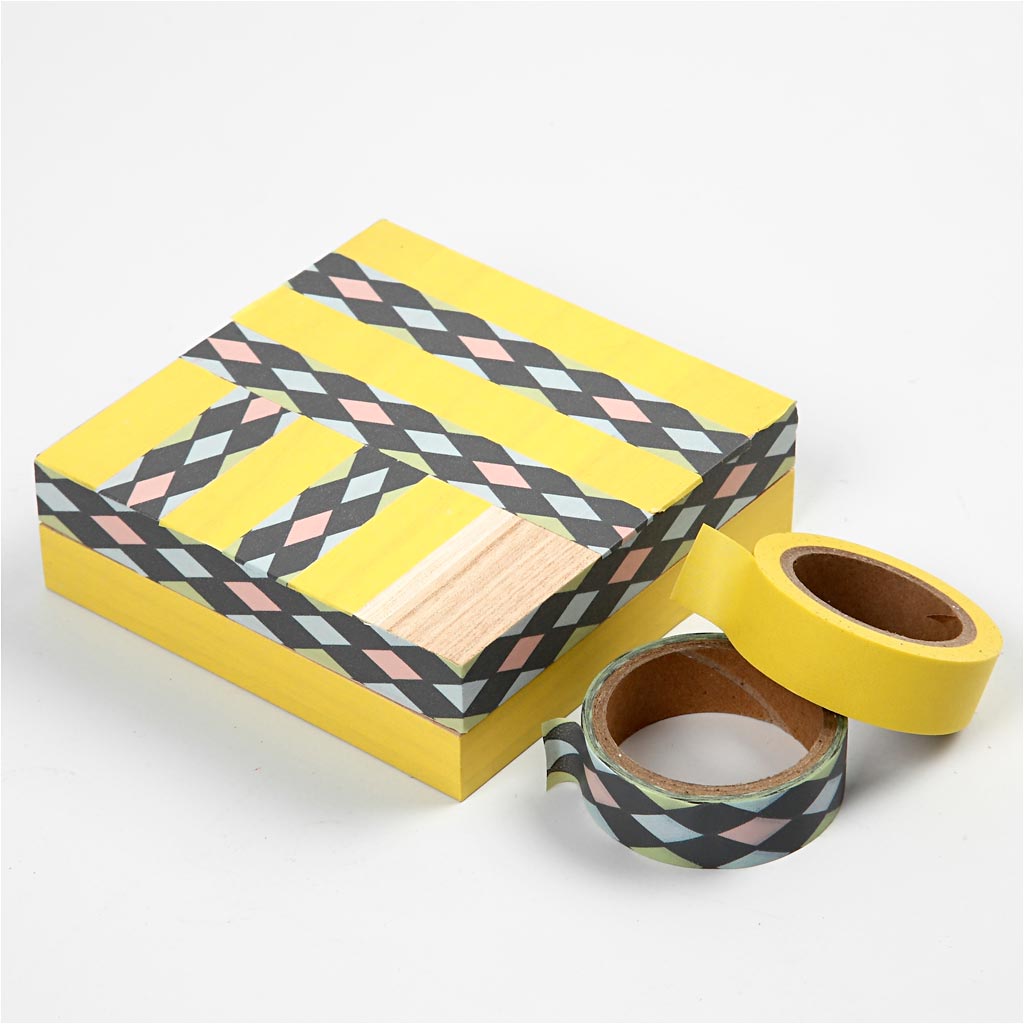 Boîte, H: 3 cm, dim. 10x10 cm, 1 pièce [HOB567650]