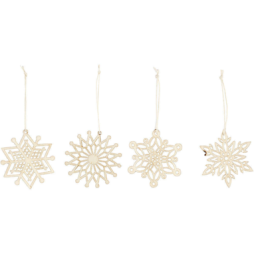 Décorations, d 7 cm, ép. 0,3 cm, 8 pièces/ 1 Pq. [HOB-568090]