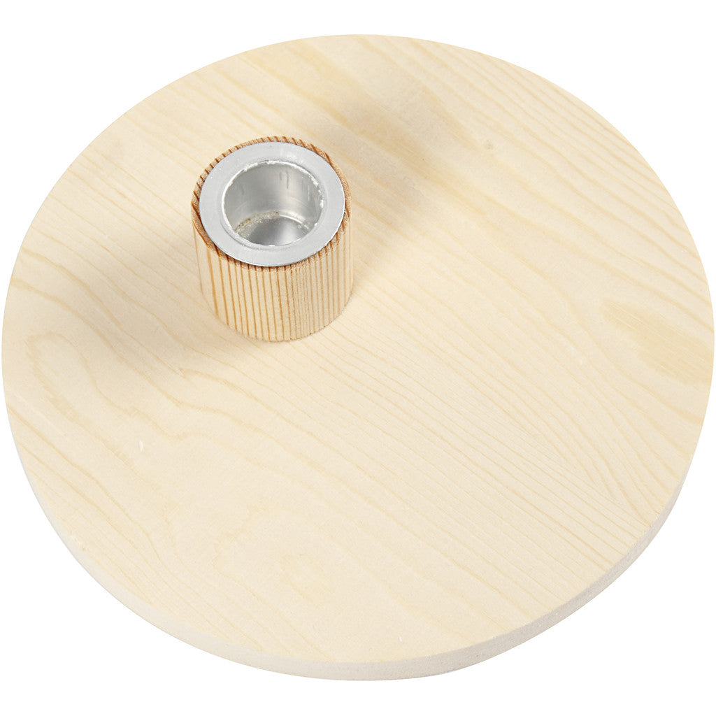 Bougeoir, H : 4 cm, d 16 cm, 1 pièce [HOB-56916]