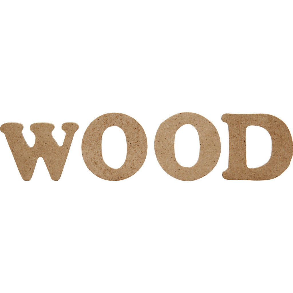 Chiffres & Lettres, H : 4 cm, ép. 2,5 mm, 288 pièces/ 1 Pq. [HOB-57408]