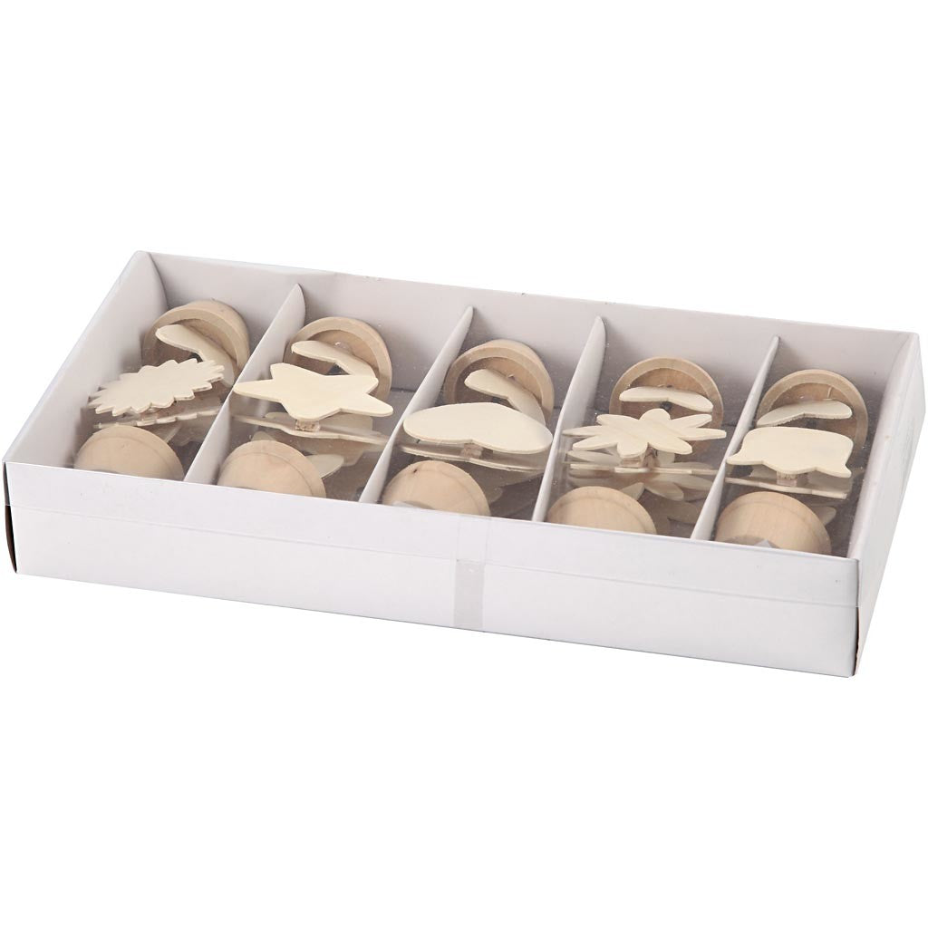 Support pour notes, H : 10 cm, d 5 cm, 10 pièces/ 1 Pq. [HOB-57477]