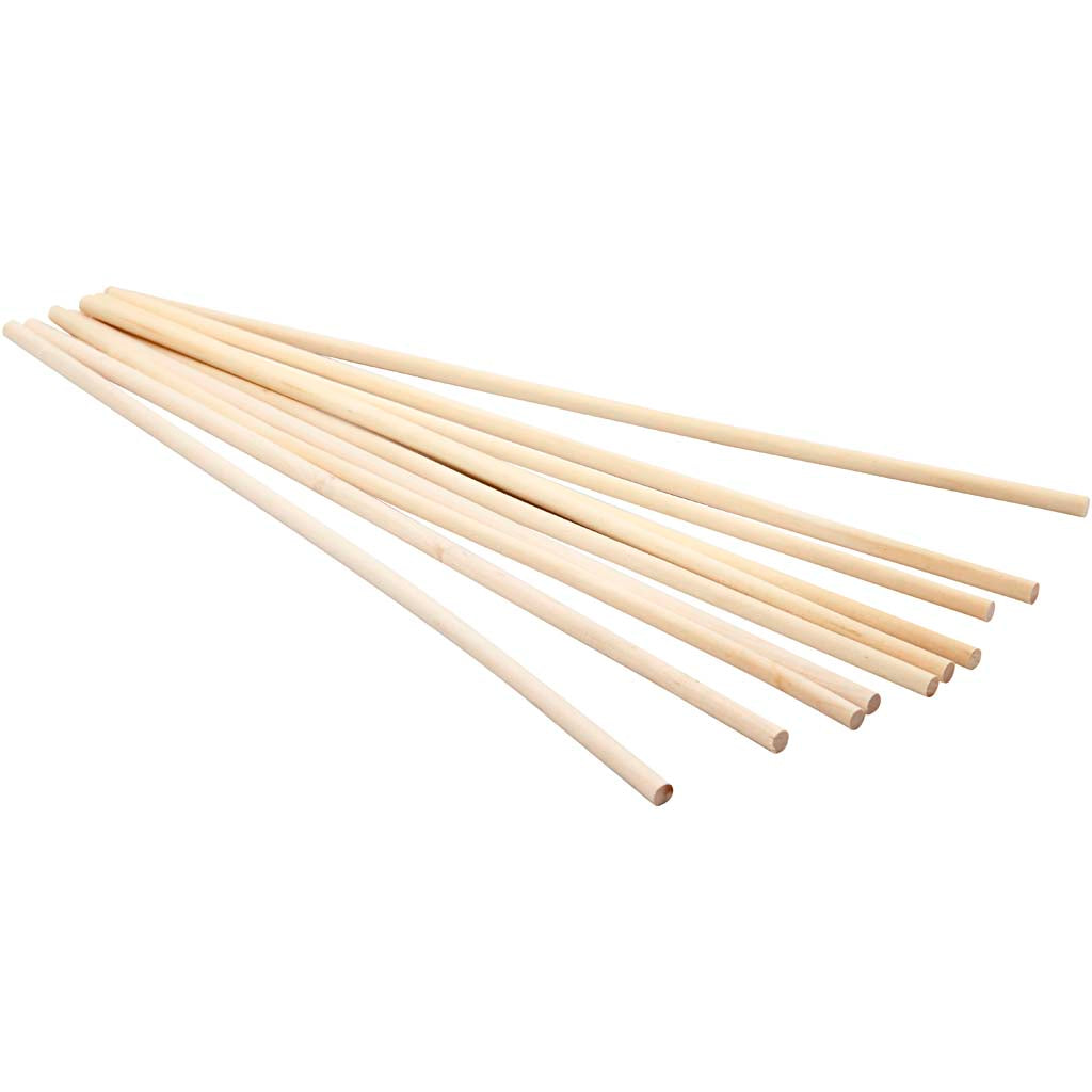 Tuteurs, L : 30 cm, d 6 mm, 10 pièces/ 1 Pq. [HOB-57651]