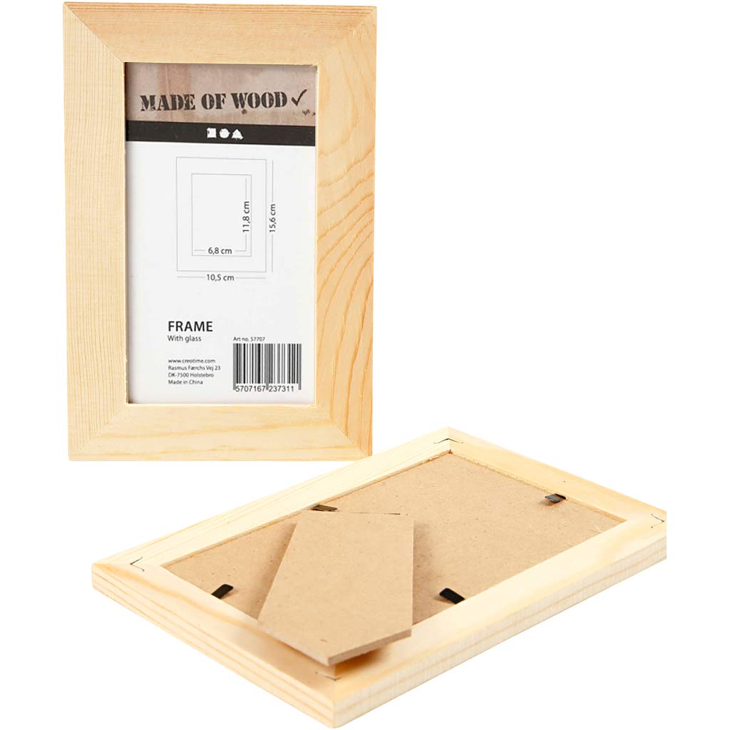 Fotolijst, afm 10,5x15,6 cm, 1 stuk [HOB-57707]