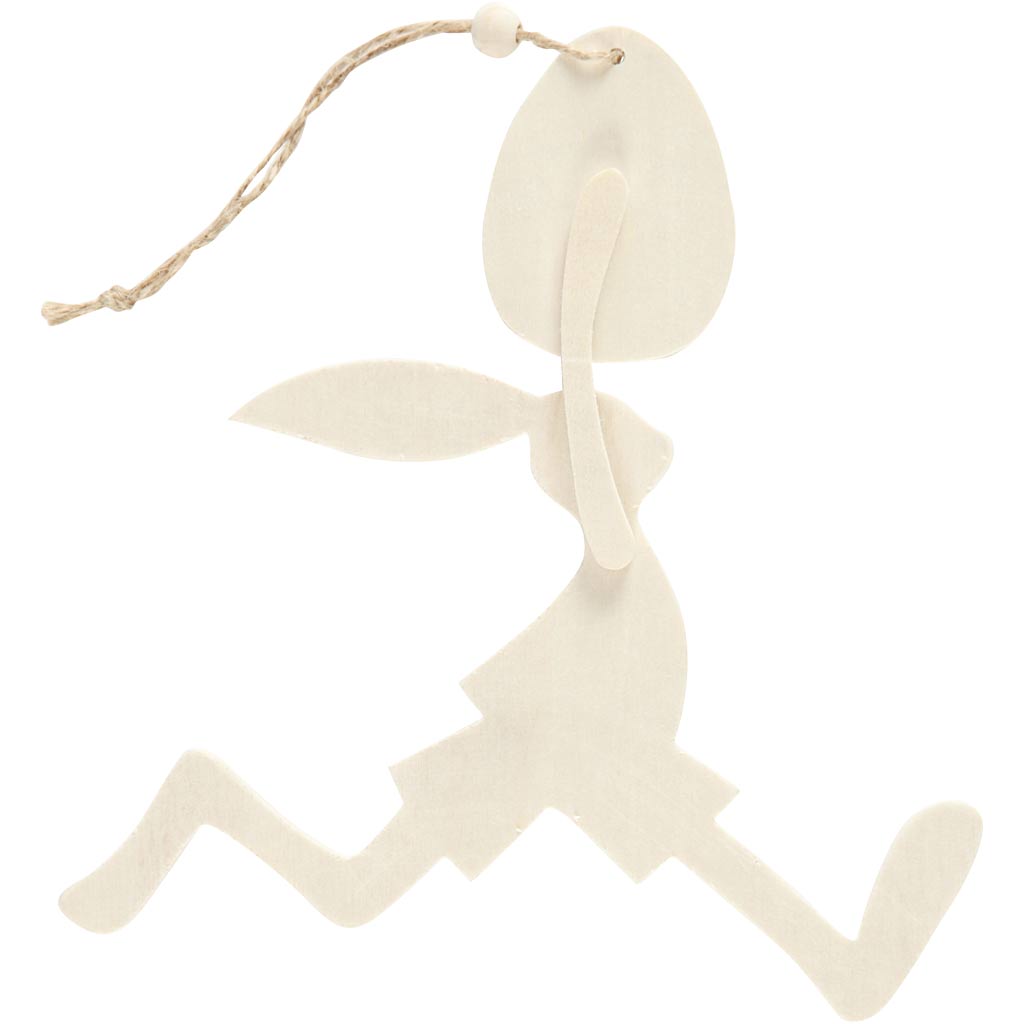 Bunny with egg, H: 18 cm, W: 17 cm