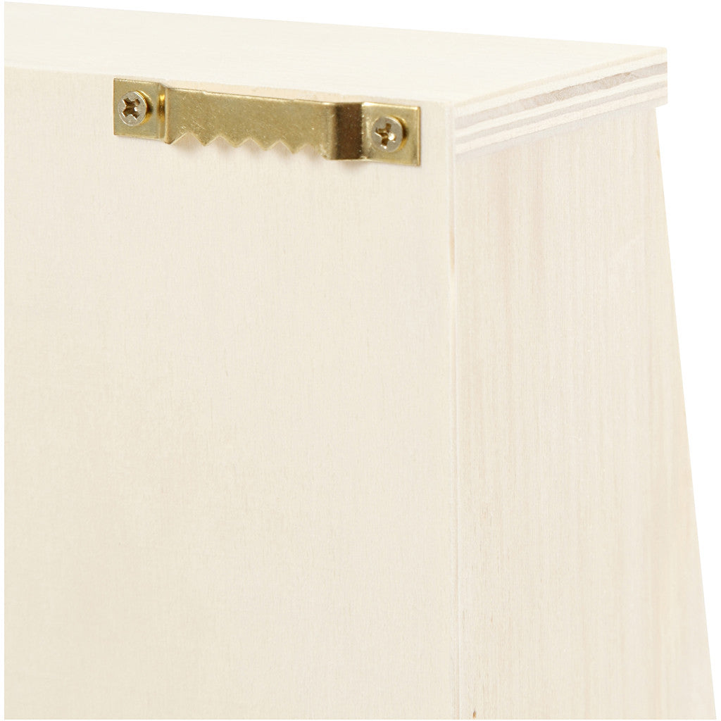 Coffre à clés, H : 28,5 cm, P: 5-8 cm, L : 22 cm, 1 pièce [HOB-57948]