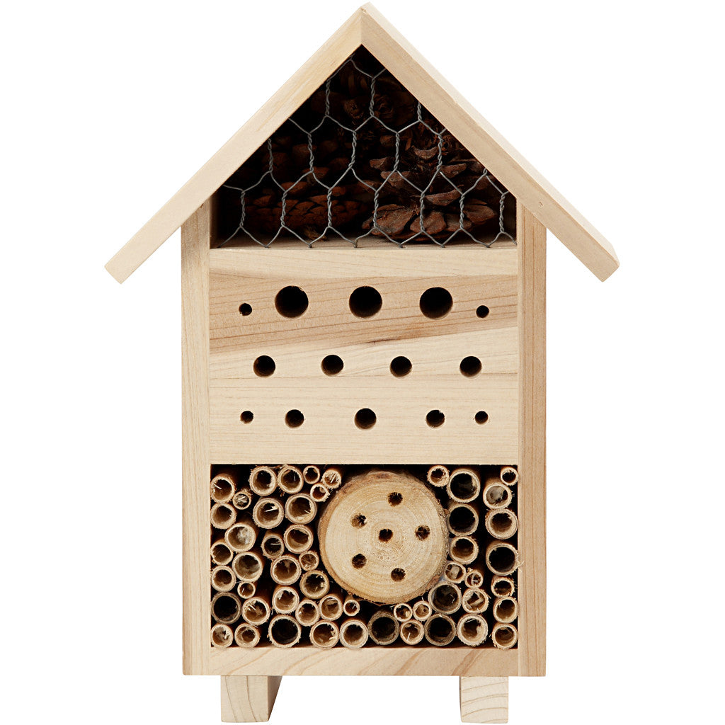 Insectenhotel, H: 26,1 cm, D: 9,2 cm, B: 18,4 cm, 1 stuk [HOB-57954]