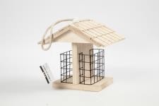 Vogelvoederhuis, H: 17.5 cm, L: 11.6 cm, B: 13,5 cm, 1 stuk [HOB-57955]