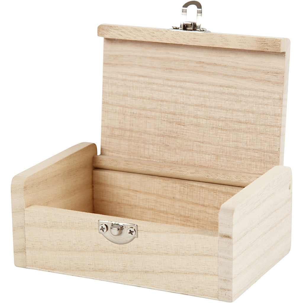 Sieradenbox, H: 4.5 cm, L: 11.5 cm, B: 7,5 cm, 1 stuk [HOB-57956]