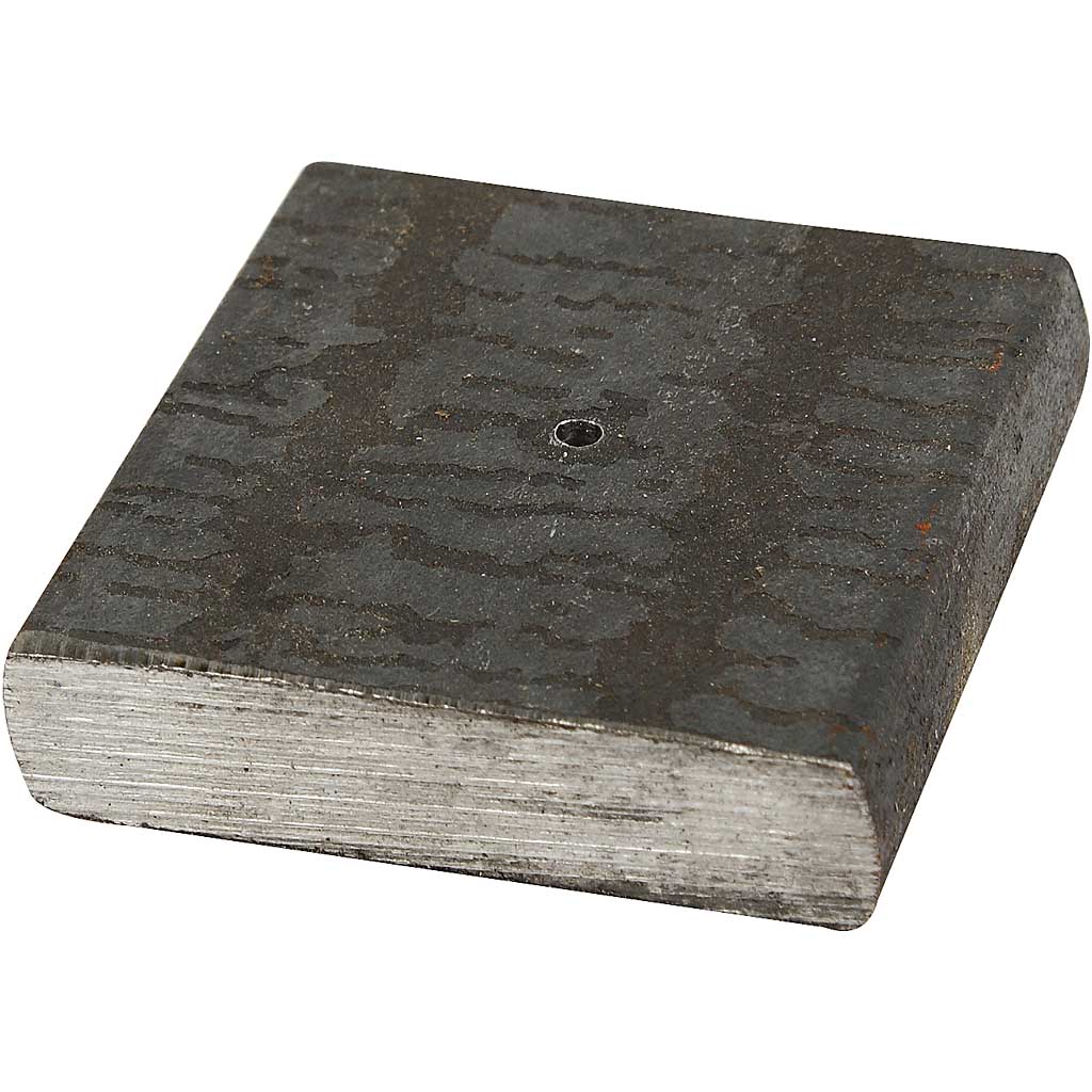 Metal Stand, size 4x4x1 cm, hole size 2 mm