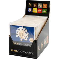 3D Puzzel, afm 9-25 cm, 8x6 stuk/ 1 doos [HOB-58050]