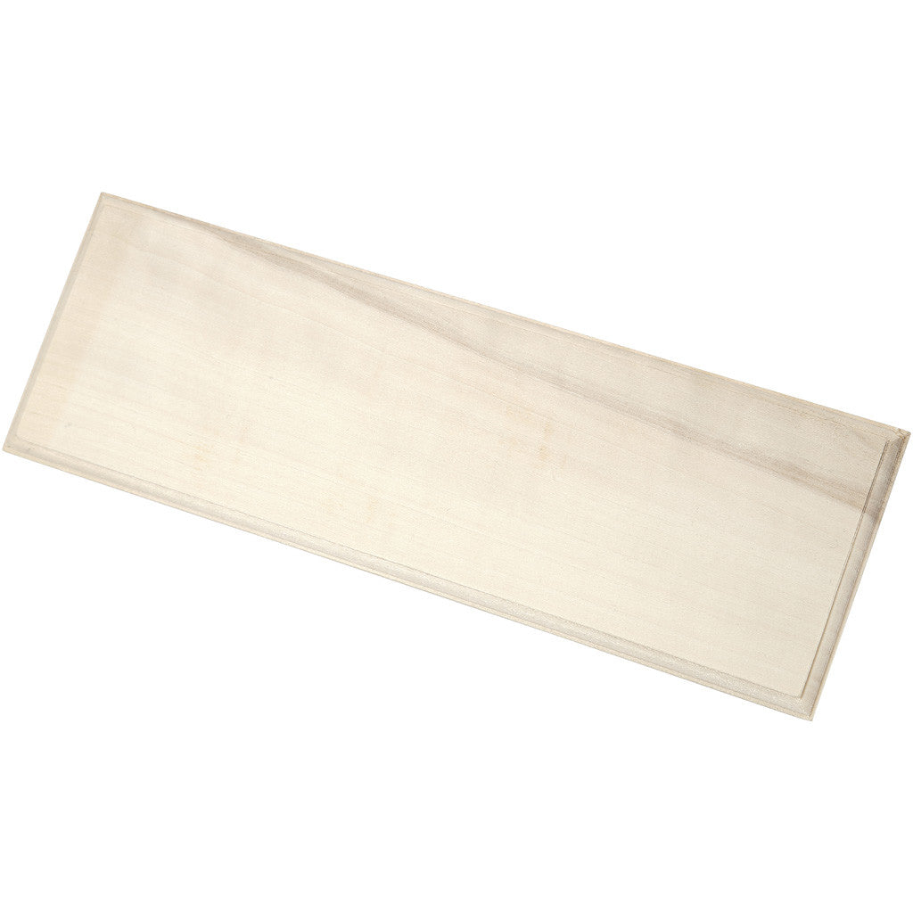 Schild, afm 10x30 cm, dikte 1 cm, 1 stuk [HOB-59224]