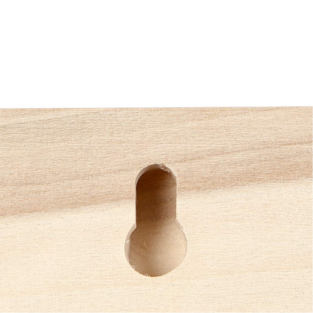 Schild, afm 10x30 cm, dikte 1 cm, 1 stuk [HOB-59224]