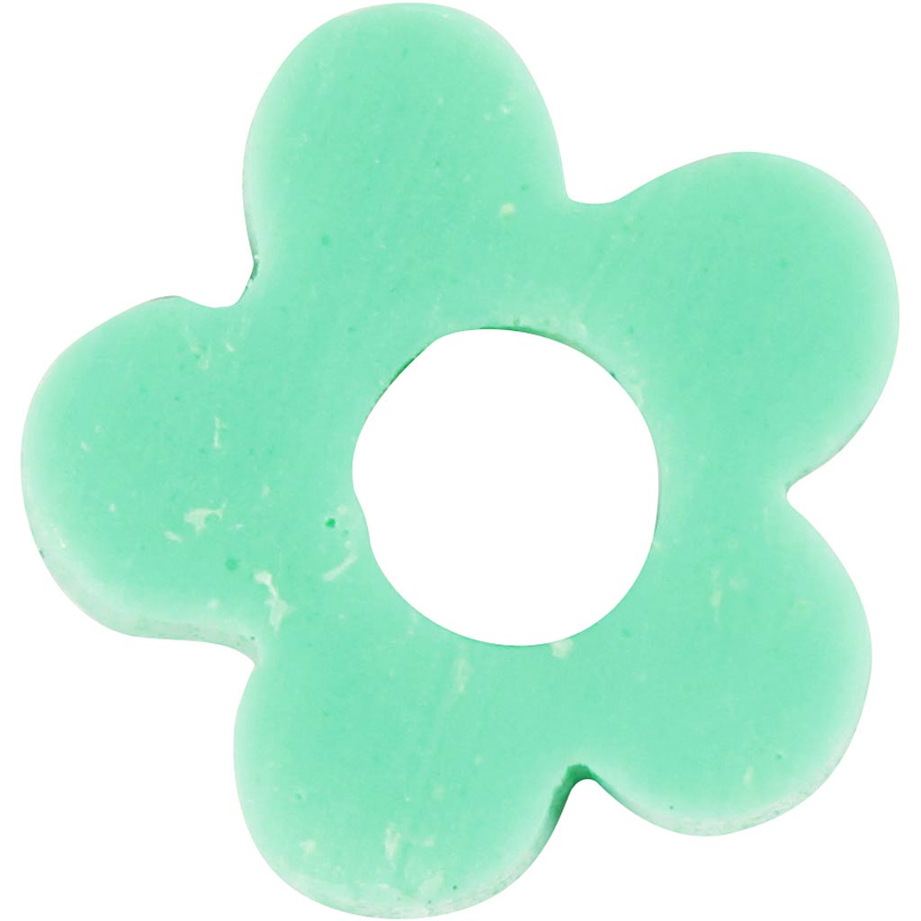 Klei Kralen, d 5-6 mm, gatgrootte 2 mm, groen, 145 stuk/ 1 doos [HOB-61011]