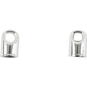 Eindkap, L: 7 mm, d 4,5 mm, verzilverd, 8 stuk/ 1 doos [HOB-613040]