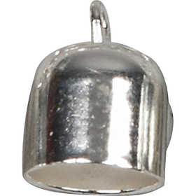 Eindkap, d 8 mm, verzilverd, 50 stuk/ 1 doos [HOB-613061]