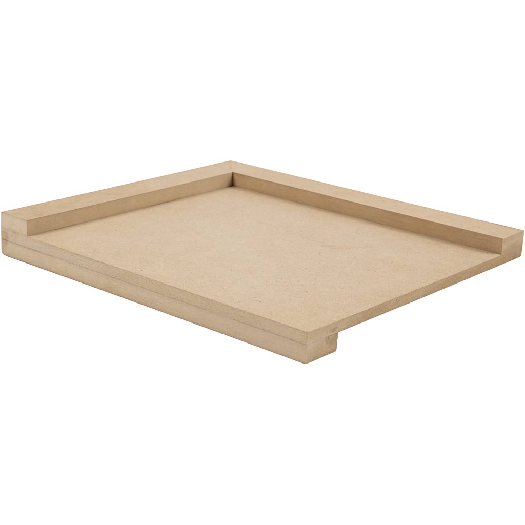 Houten linoleumhouder, afm 25x29 cm, rechtshandig, 1 stuk [HOB-6480760]