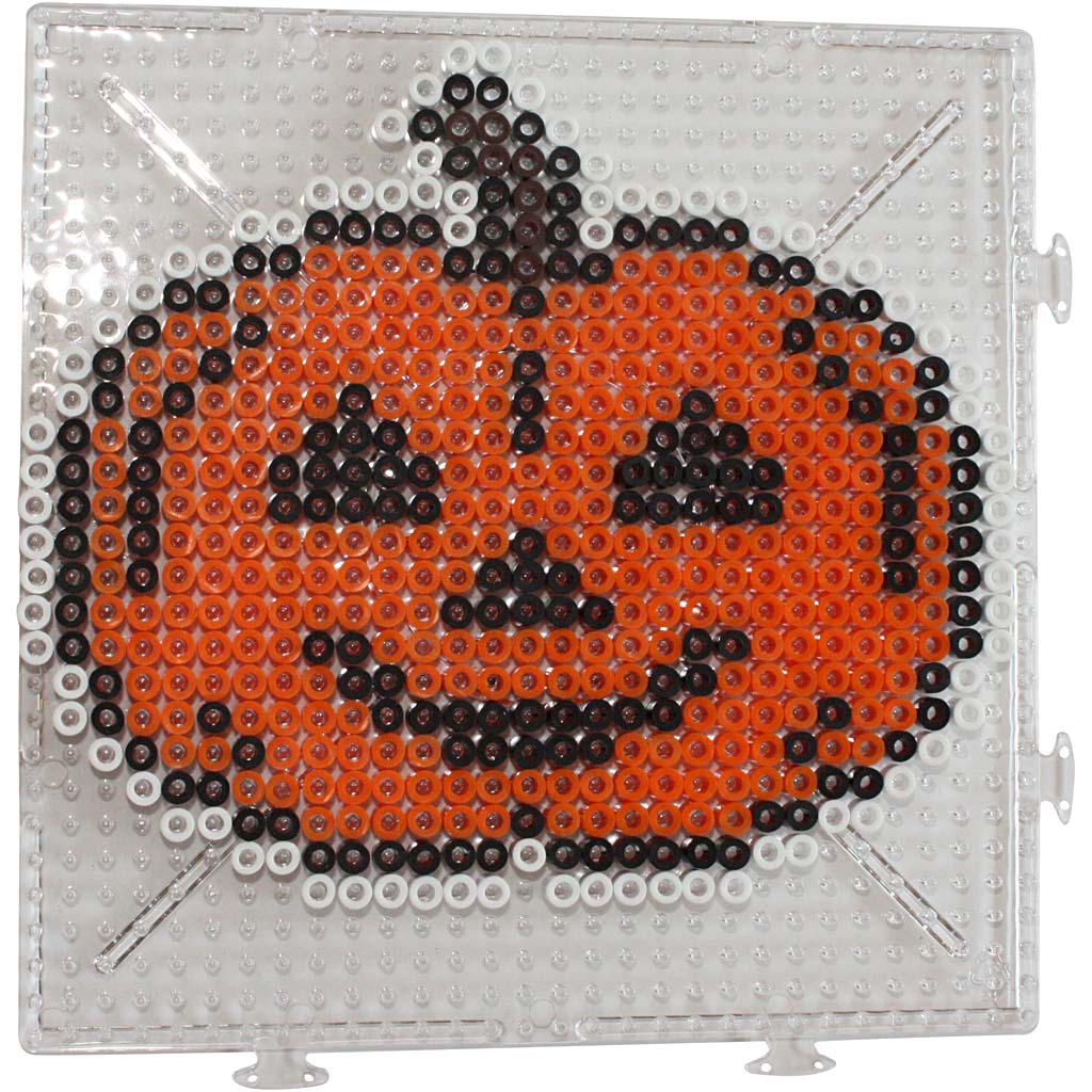 Onderplaat, groot vierkant, afm 15x15 cm, medium, helder, 2 stuk/ 1 doos [HOB-75309]