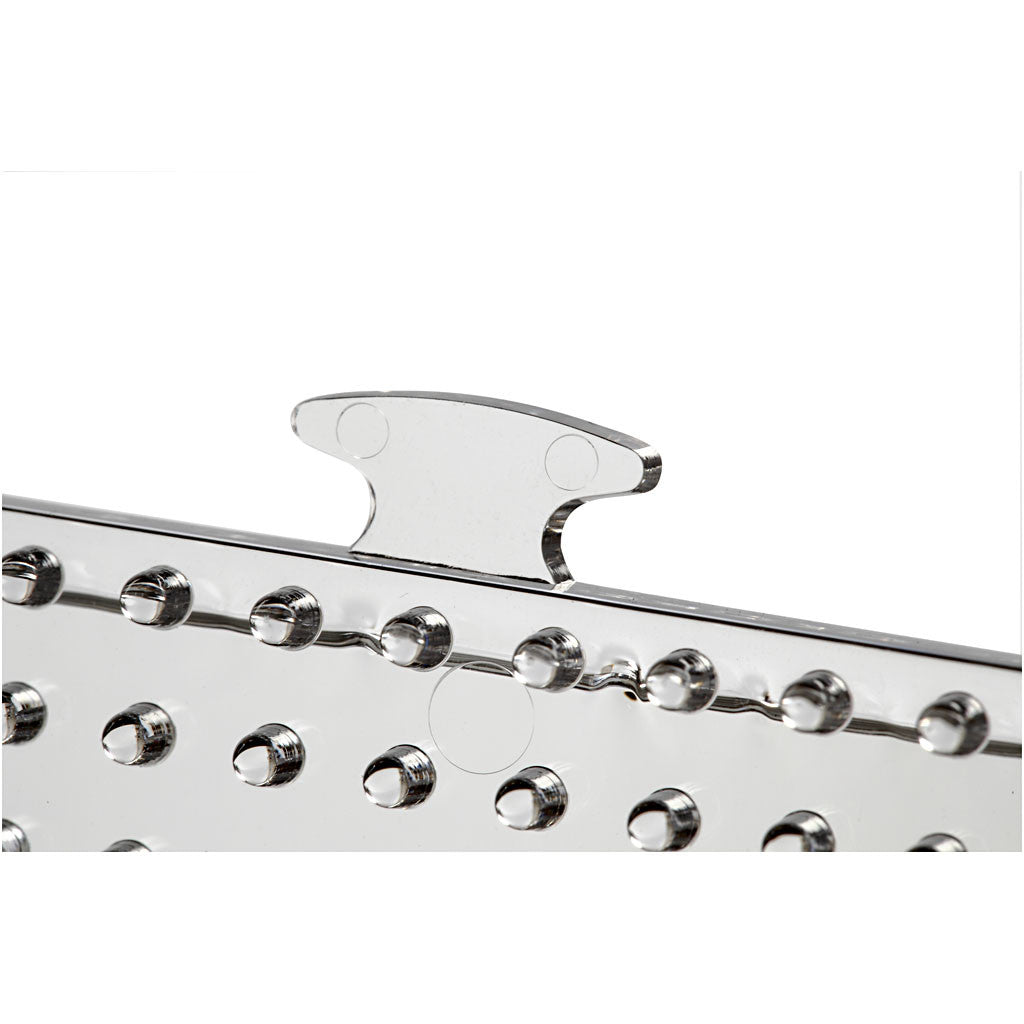 Onderplaat, groot vierkant, afm 15x15 cm, medium, helder, 1 stuk [HOB-75310]