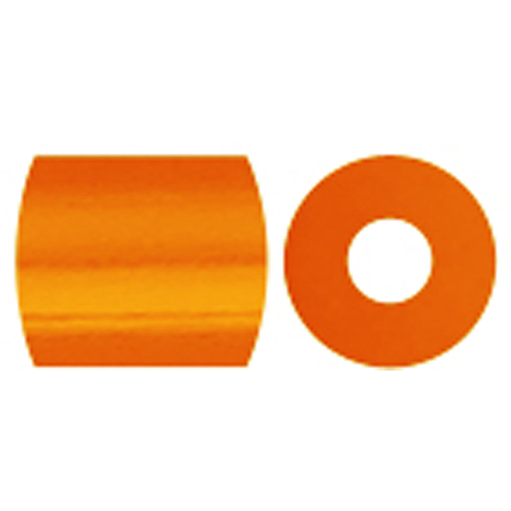 Foto kralen, afm 5x5 mm, gatgrootte 2,5 mm, medium, helder oranje (13), 1100 stuk/ 1 doos [HOB-755130]