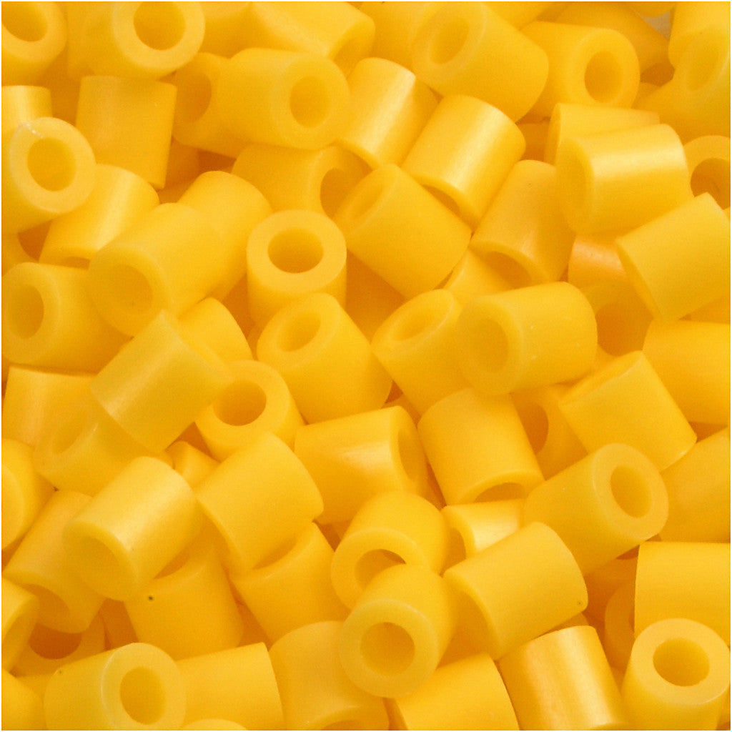 Photo Pearls, dim. 5x5 mm, diamètre intérieur 2,5 mm, medium, jaune (14), 1100 pièces/ 1 Pq. [HOB-755140]