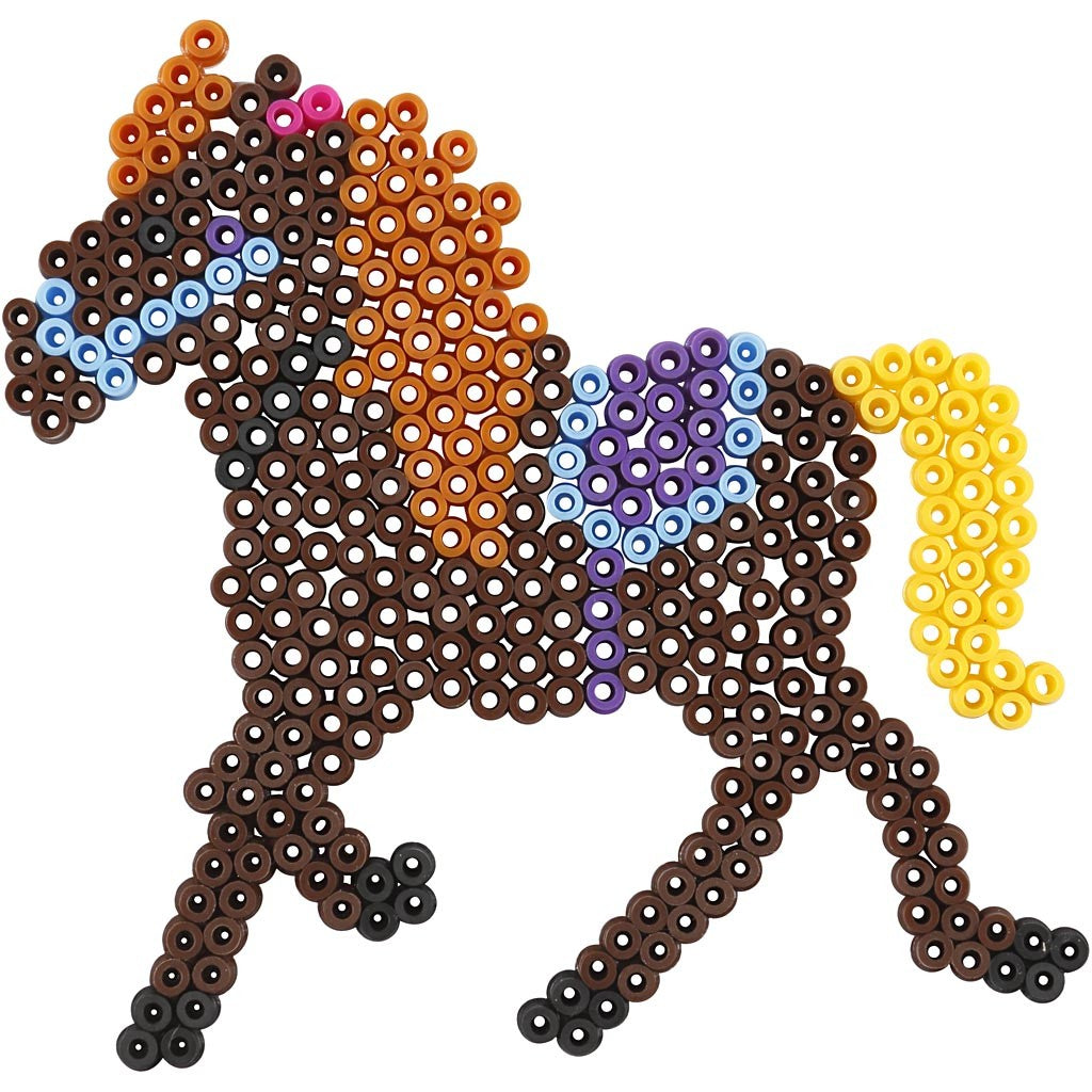 Onderplaat, eend, olifant, giraf, beer, paard en een vis, afm 10x11-13x16,5 cm, medium, 6 stuk/ 1 doos [HOB-75594]