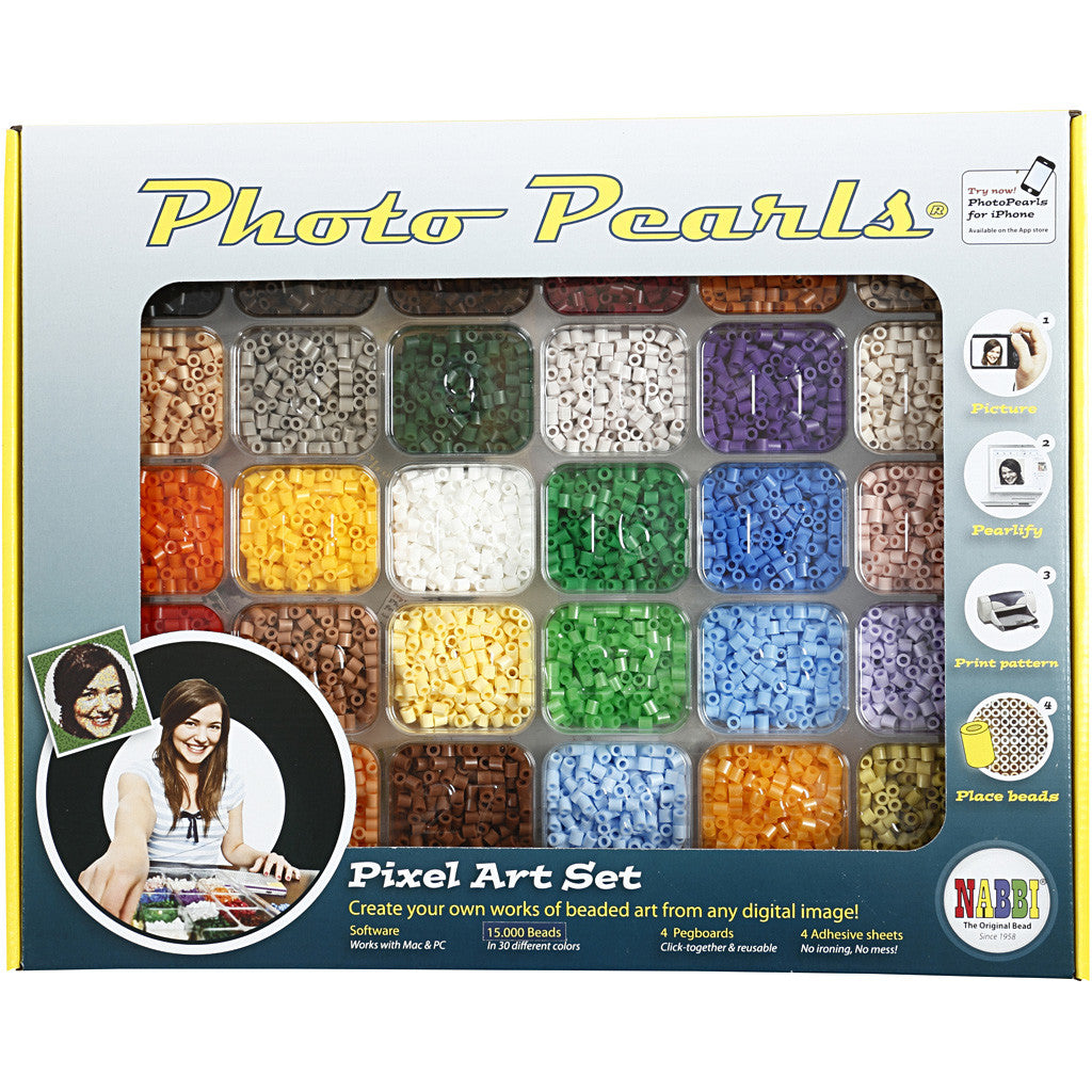 Kit Photo Pearls, medium, 15000 pièce, 1 set [HOB-75598]