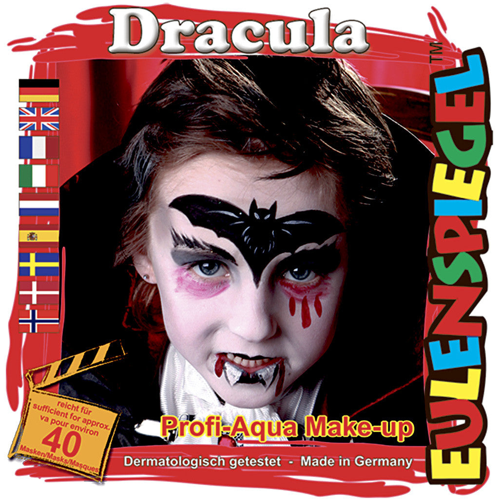 Eulenspiegel Schmink - Motieven set, dracula, diverse kleuren, 1 set [HOB-76104]