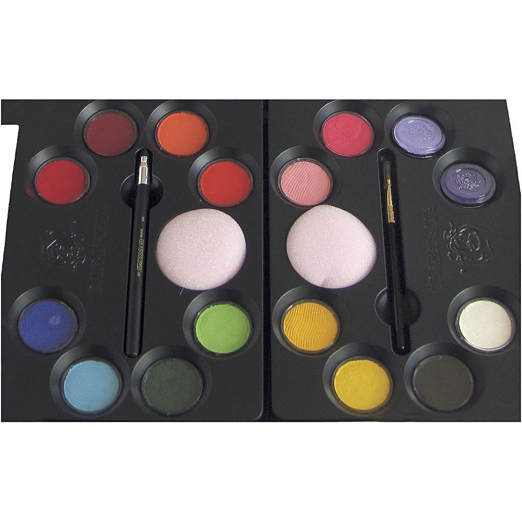 Set maquillage pas à pas, ass. de couleurs, 1 set [HOB-76132]