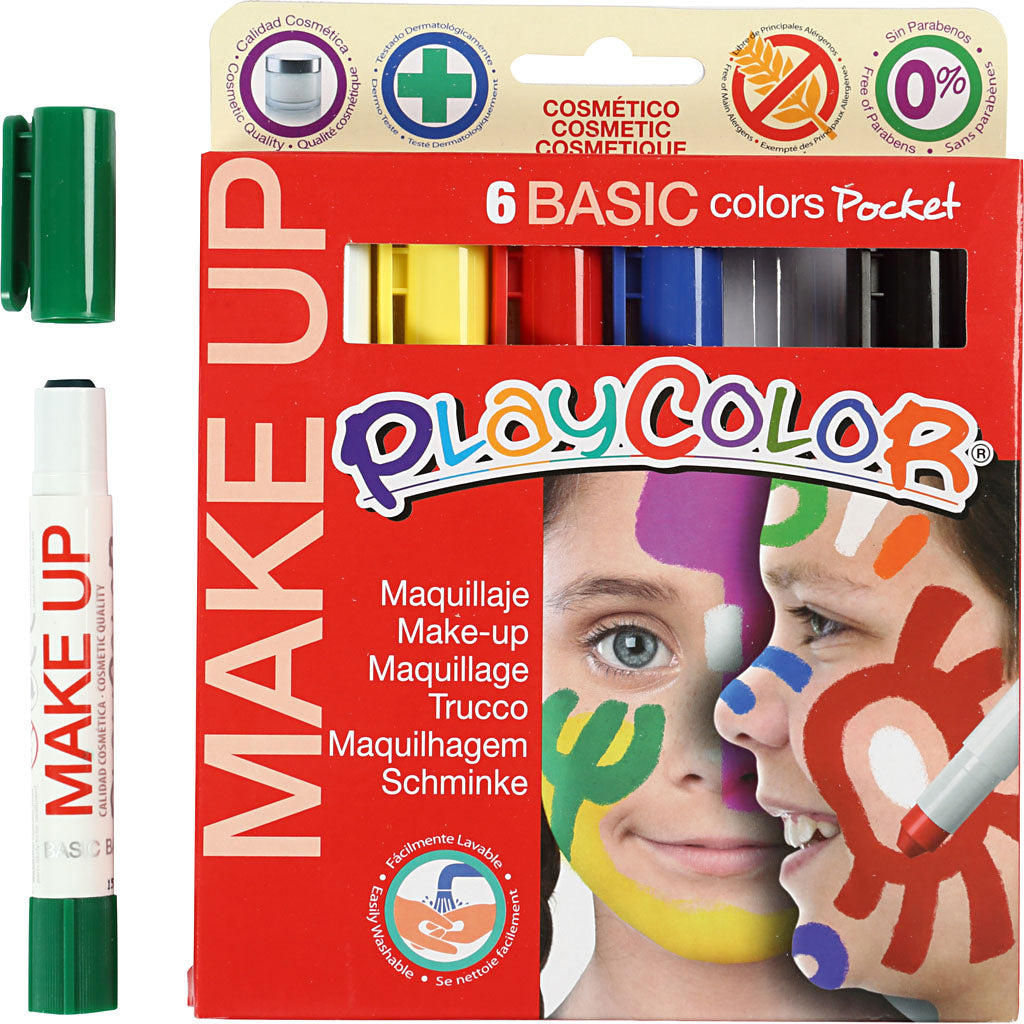 Playcolor Make Up, assorted colours, 6x5 g