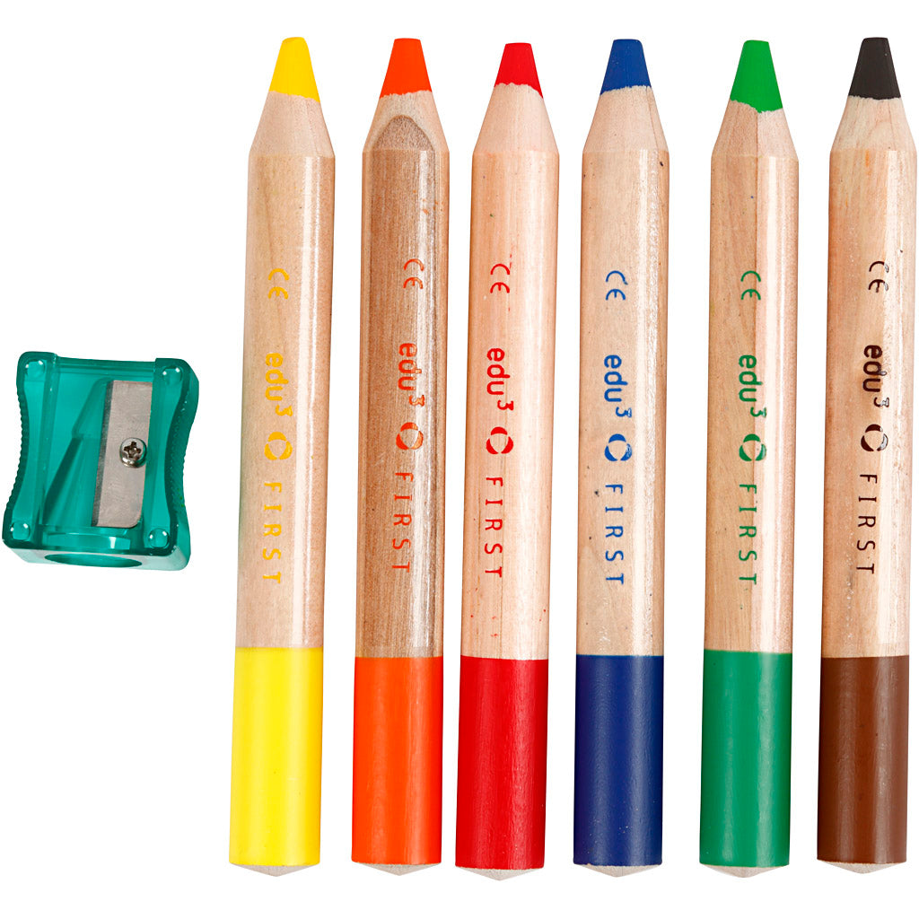 EDU First, ép. 13 mm, mine 8 mm, 6 pièces/ 1 Pq. [HOB-408165]