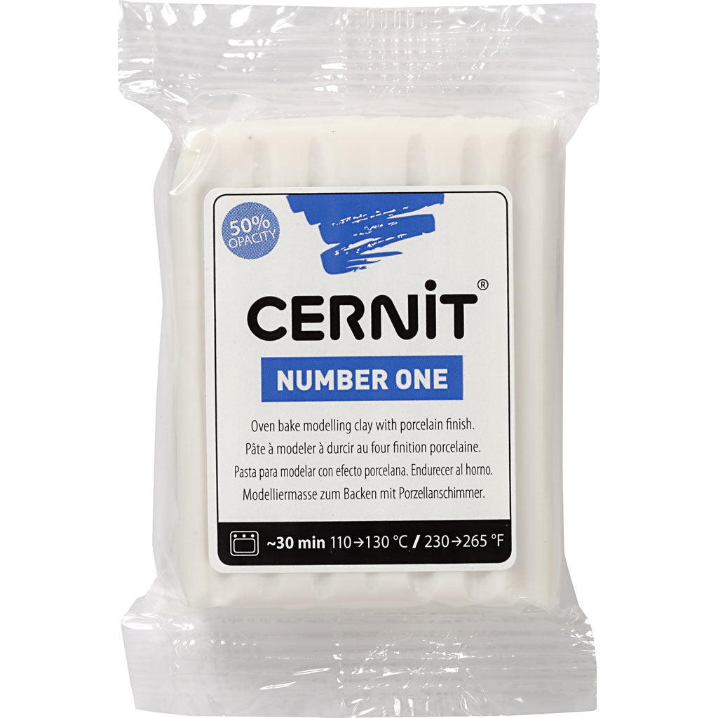Cernit, porcelain white (010), 56 gr/ 1 Pq. [HOB-78006]