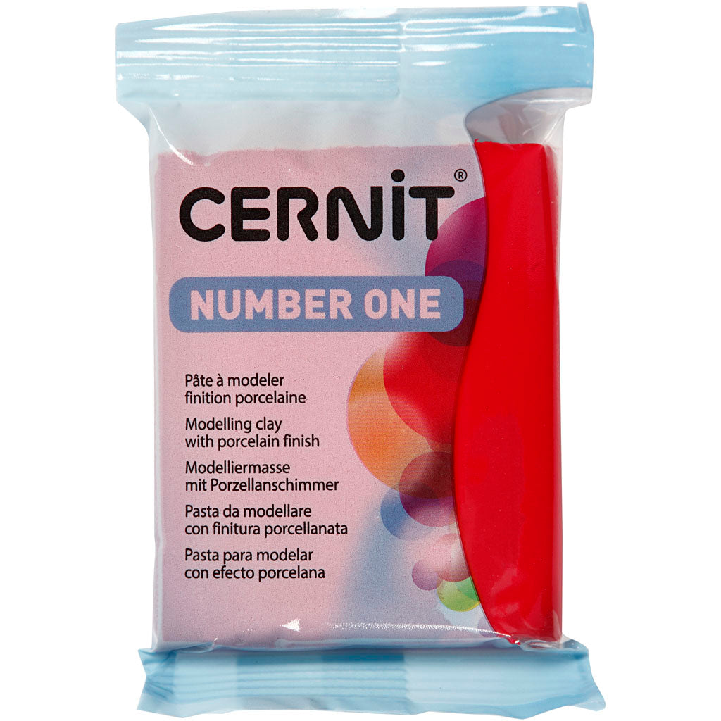 Cernit, rouge cerise (463), 56 gr/ 1 Pq. [HOB78036]